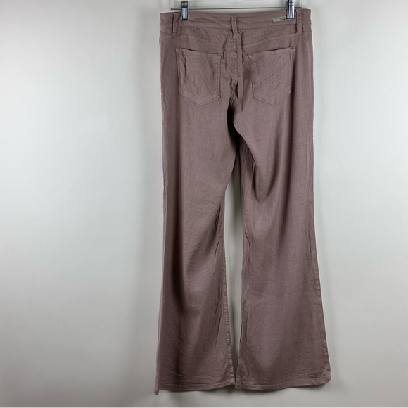 Anthropologie Level 99 Women's Linen Blend Wide Leg Pants - Picture 4 of 7